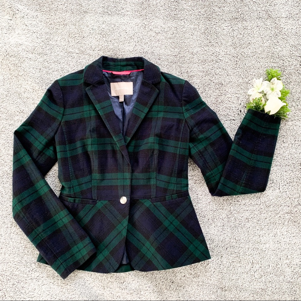 Classic green blazer Banana Republic